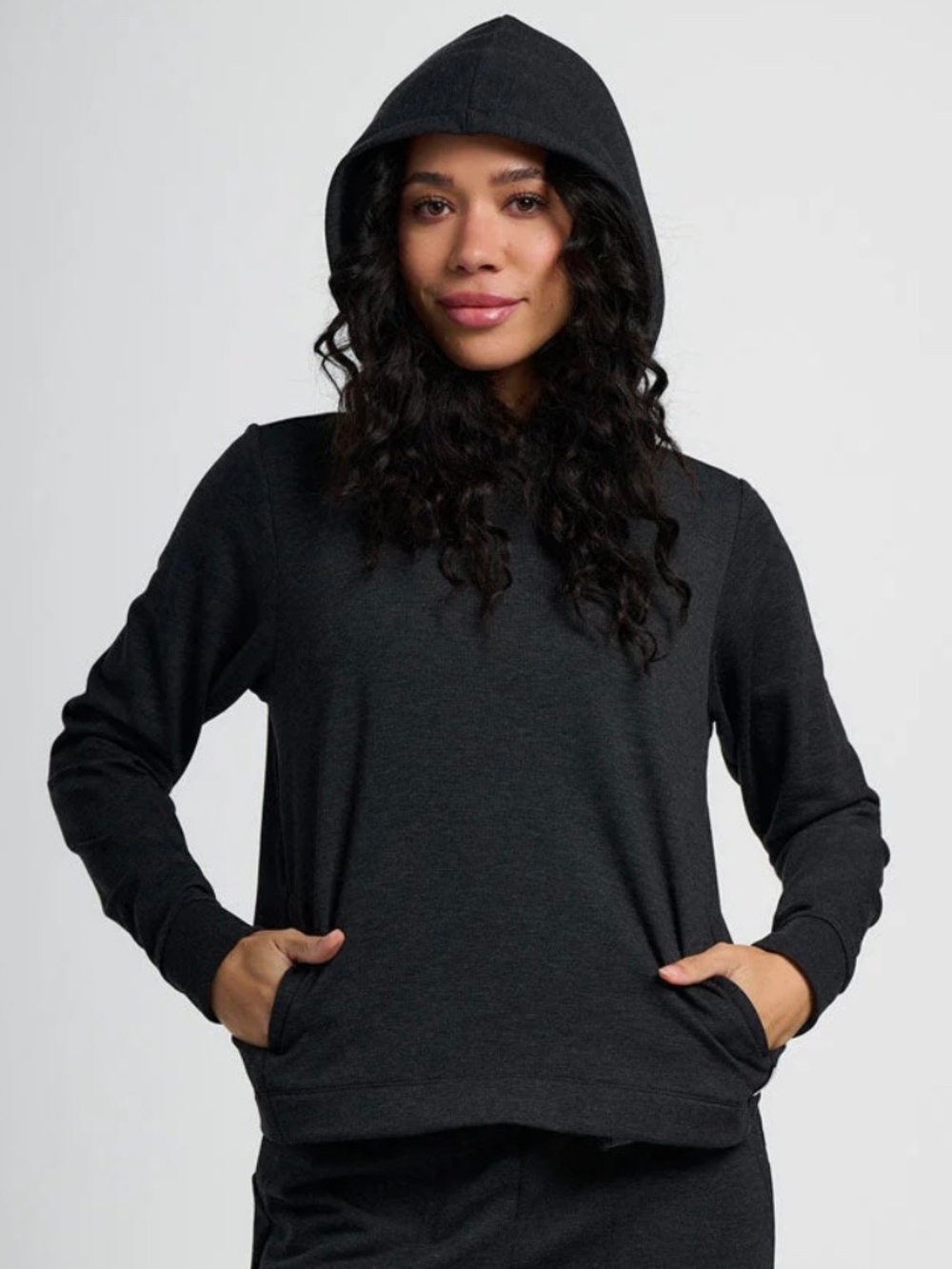 *FIRM PRICE* Free Fly Bamboo Lightweight Fleece Cropped Hoodie